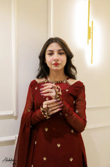 LJ-MAROON GHARARA